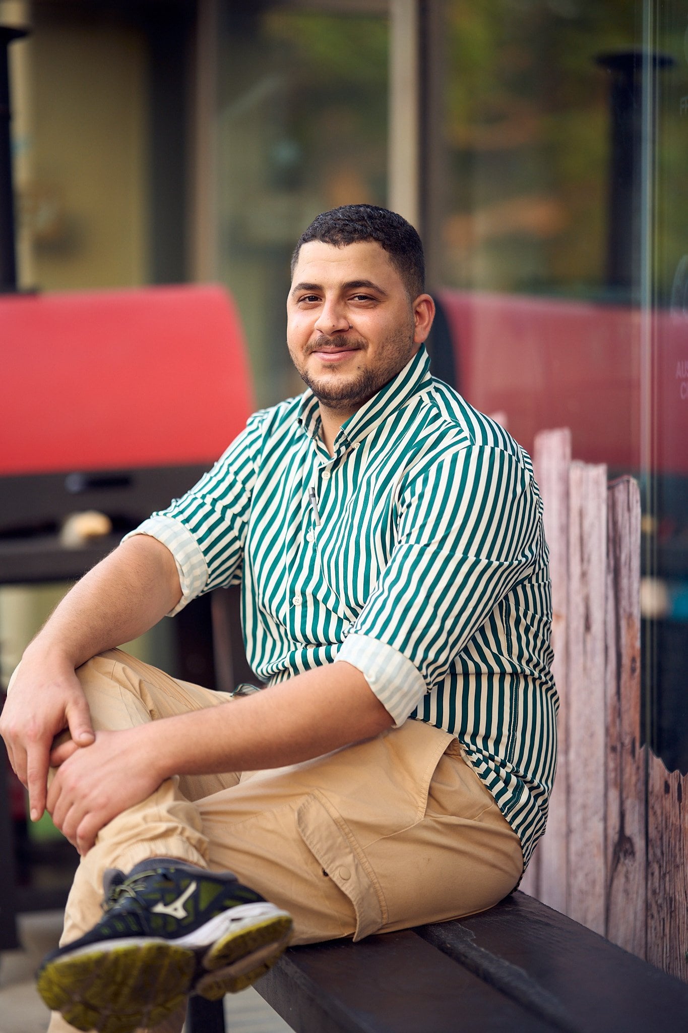 Editorial portrait session in Dubai — natural light