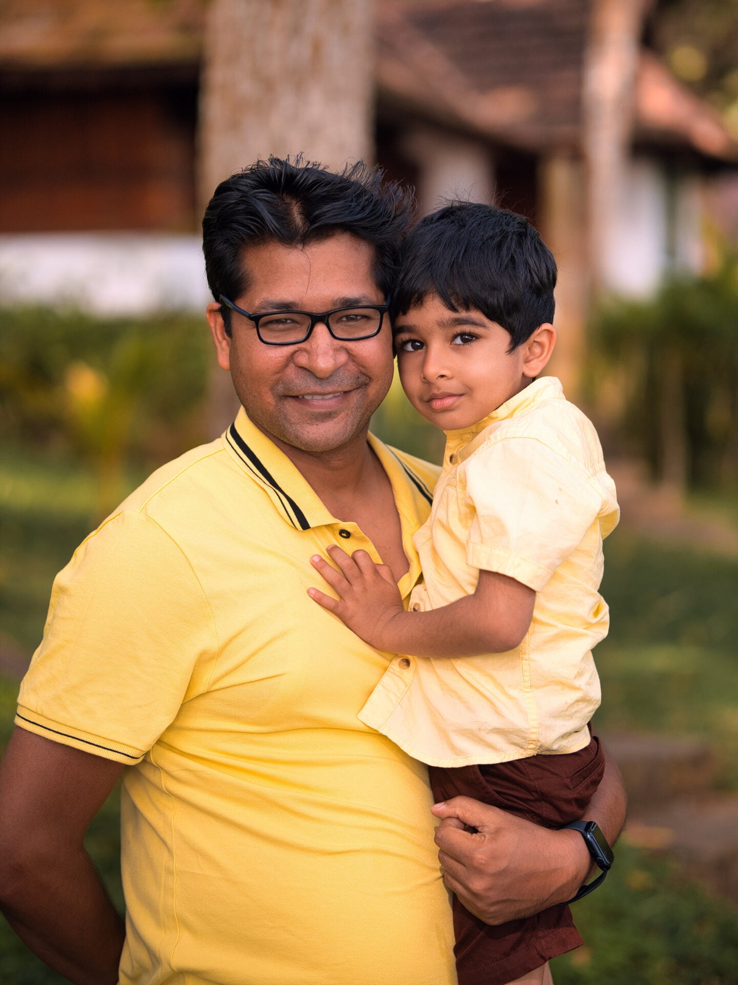 Family of four — Dubai outdoor shoot